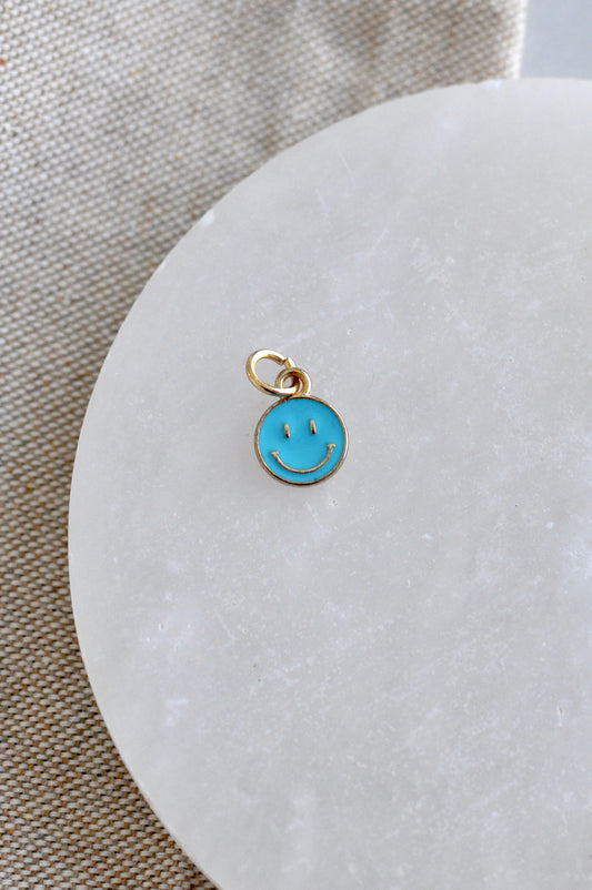 Gold Smiley Face Charm