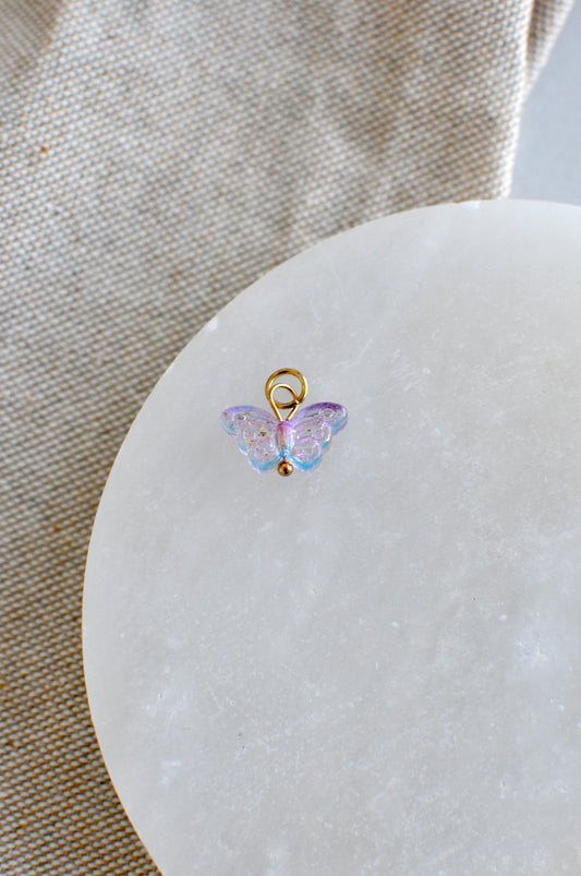 Iridescent Butterfly Charm