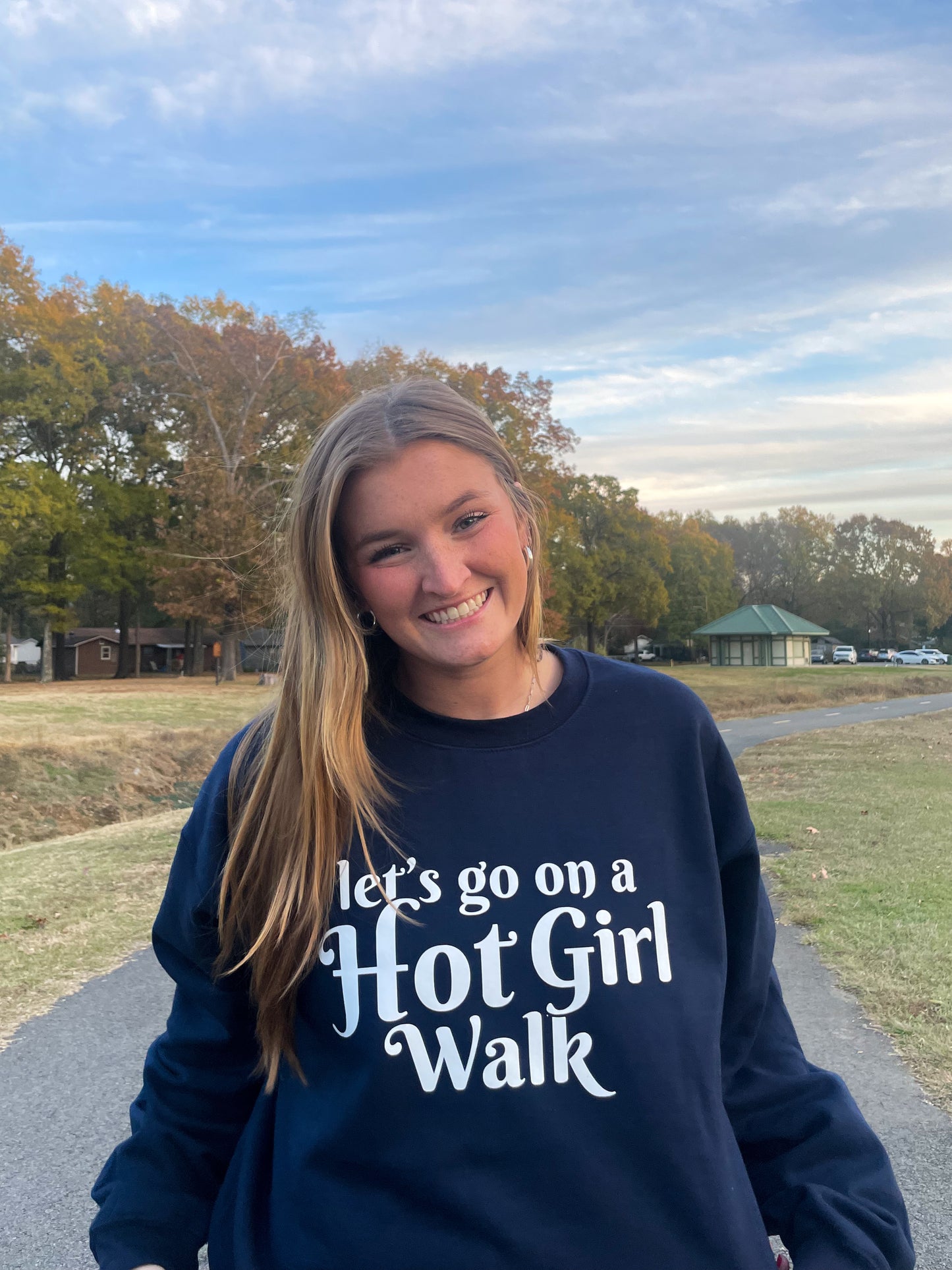 Hot Girl Walk Crewneck