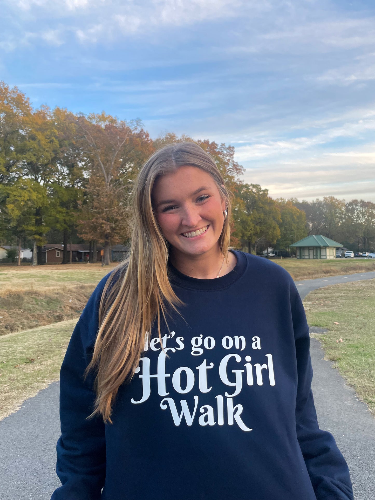 Hot Girl Walk Crewneck