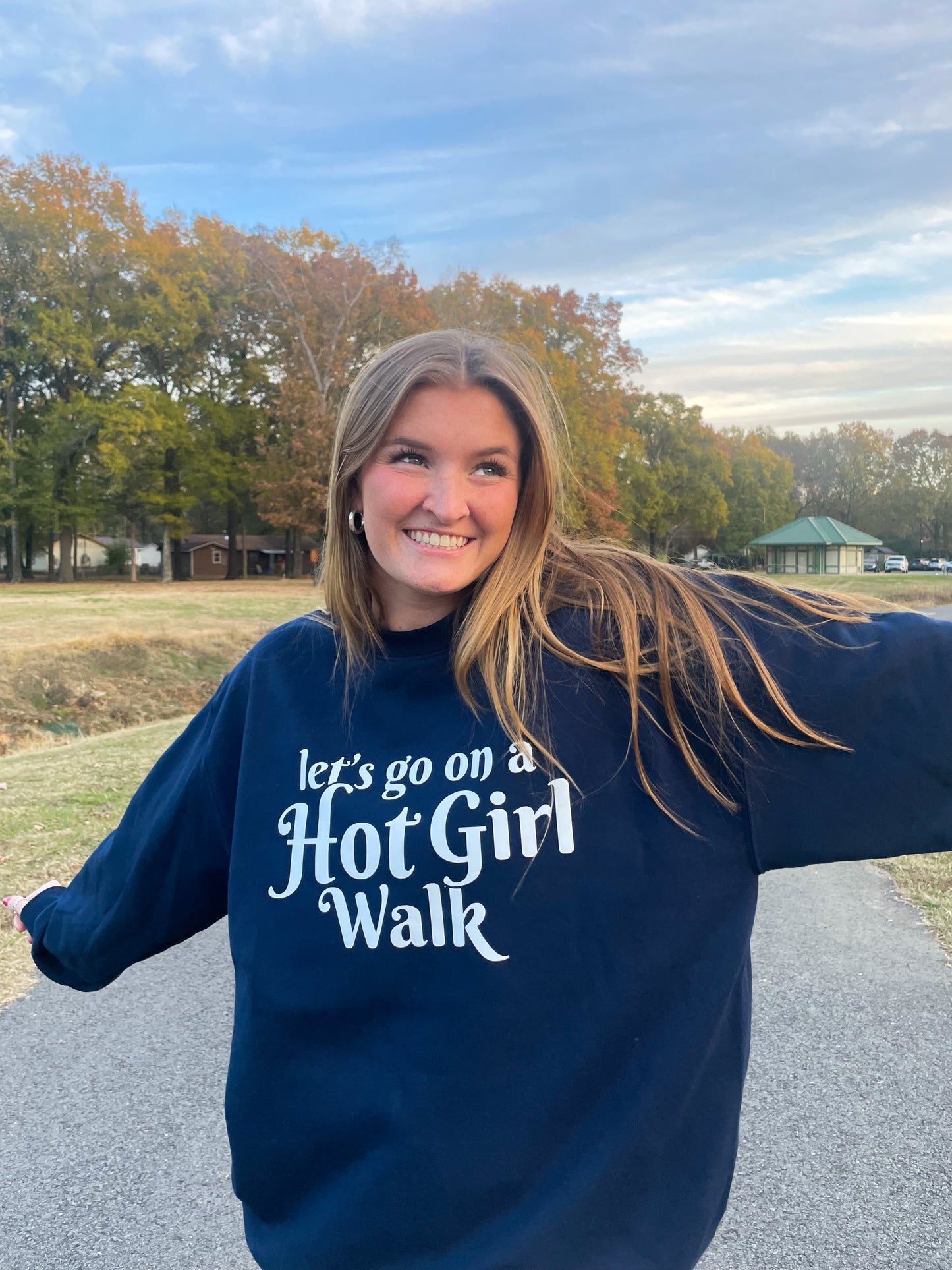 Hot Girl Walk Crewneck