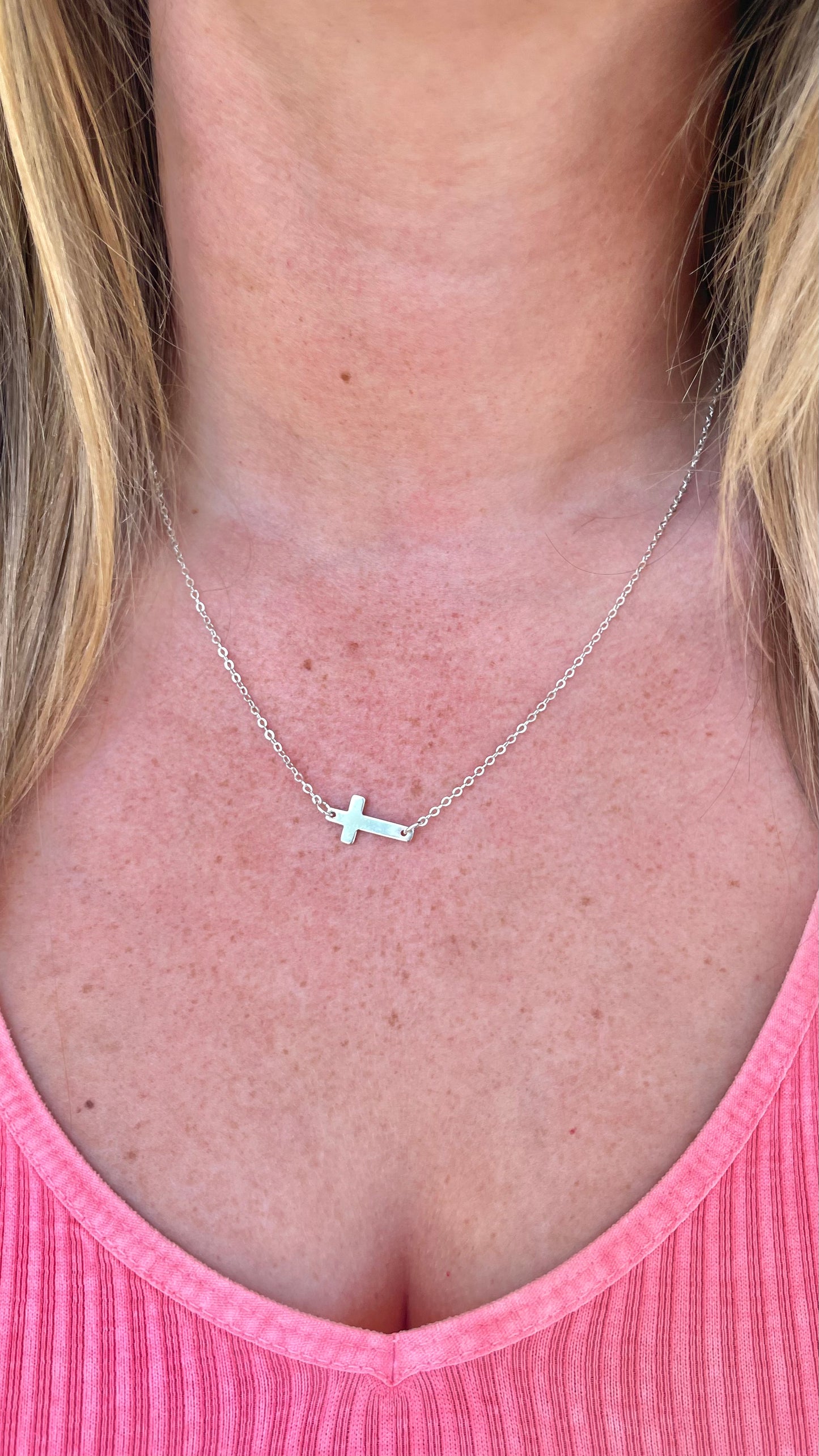 Sterling Silver Cross Necklace