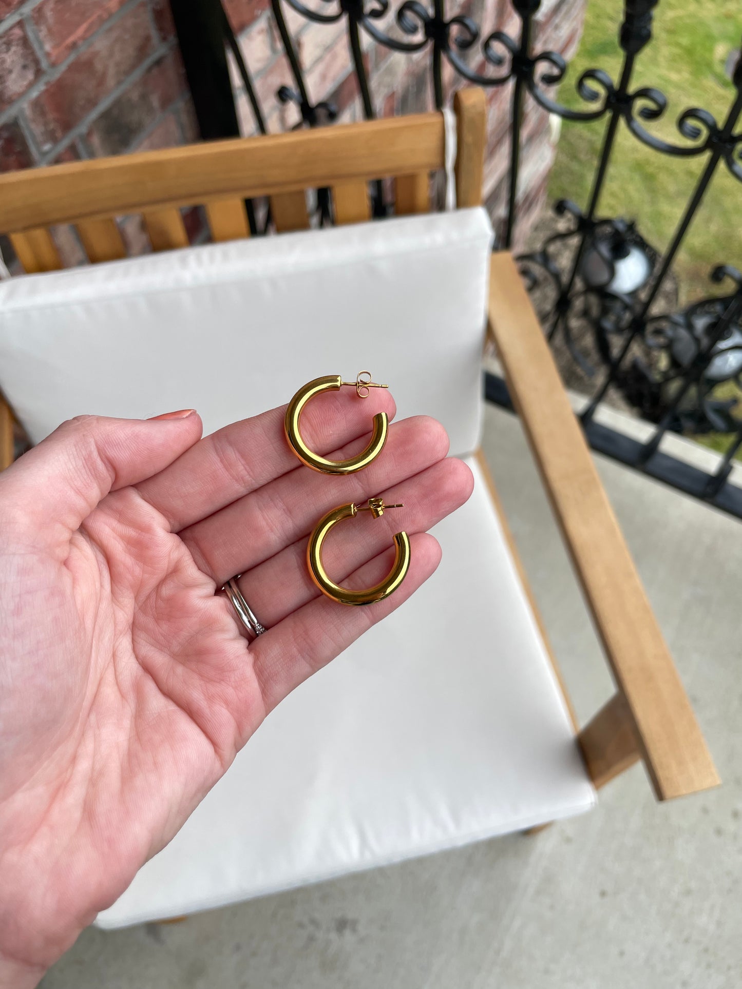 Gold Statement Emily Hoops