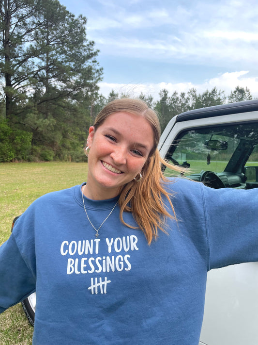 Count Your Blessing Crewneck