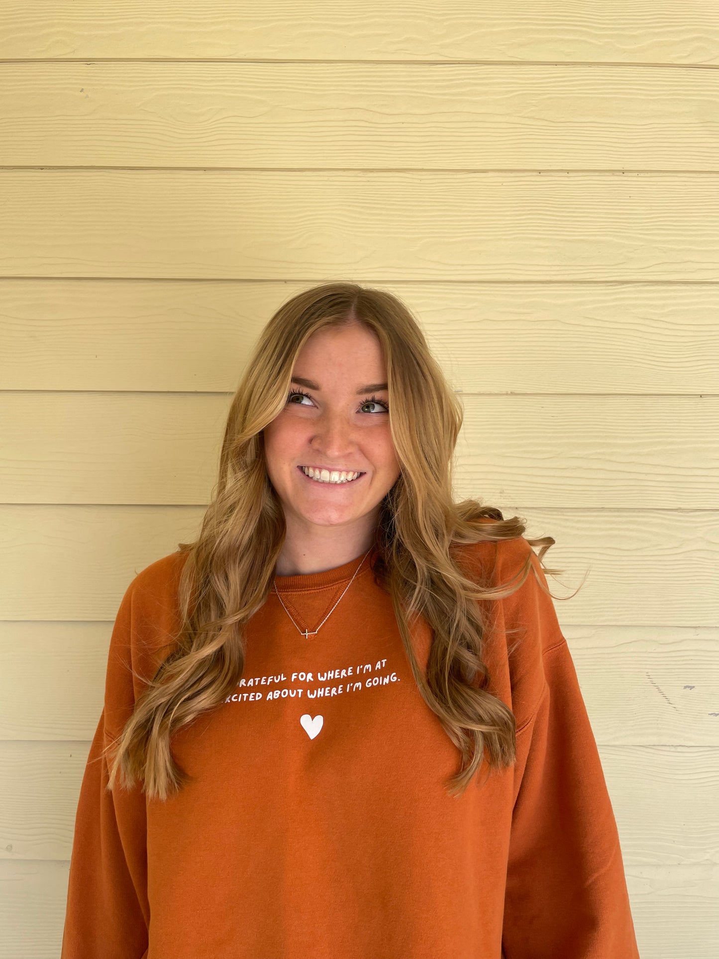 Grateful Burnt Orange Crewneck