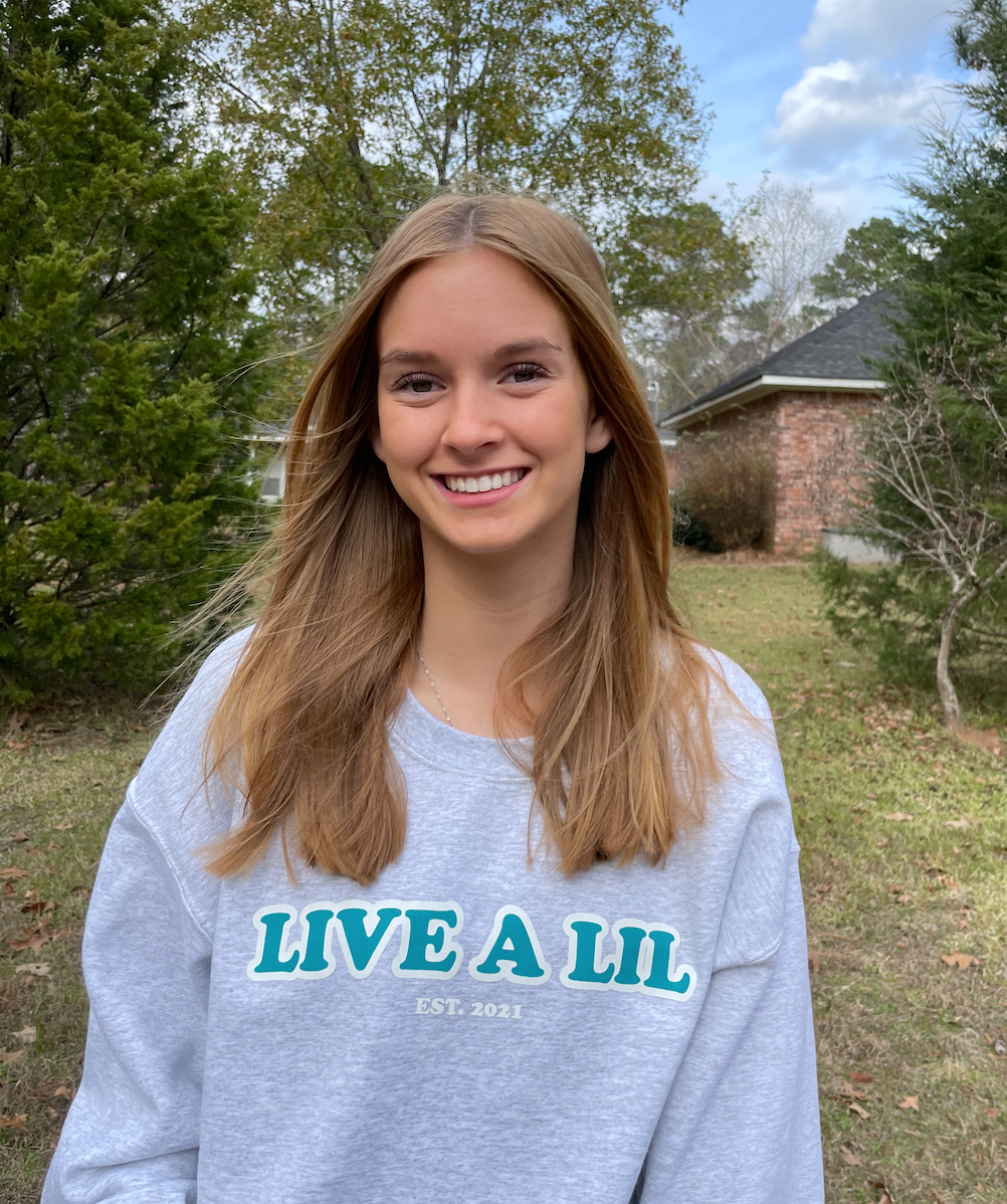 Teal Live A Lil Crewneck