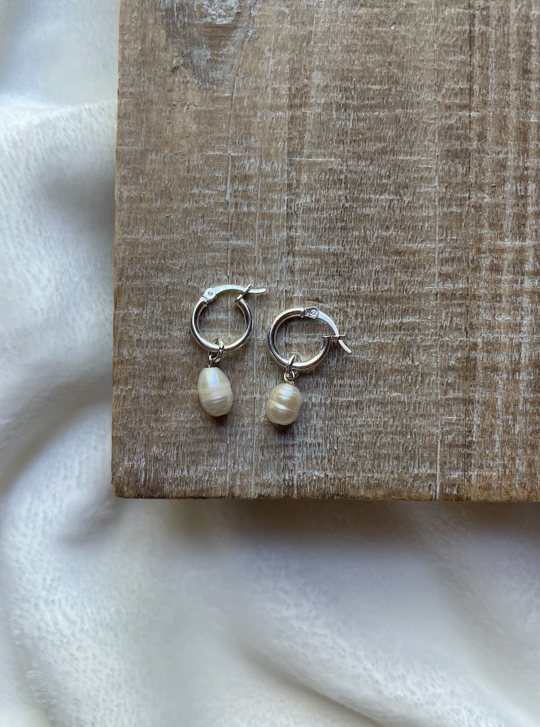 Pearl Hoops