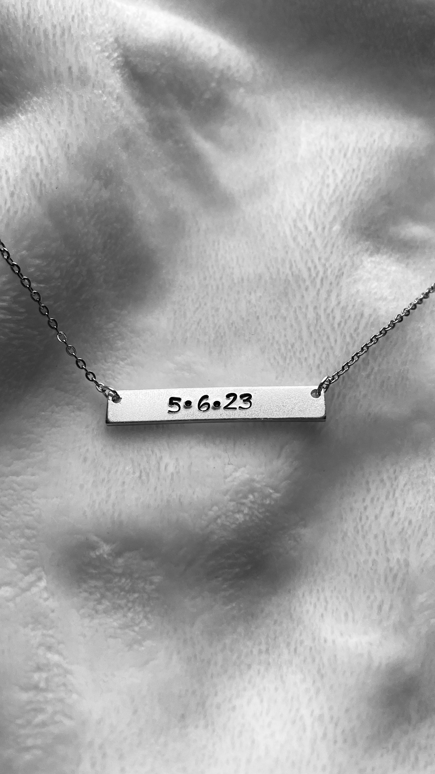 Custom Stamped Necklace